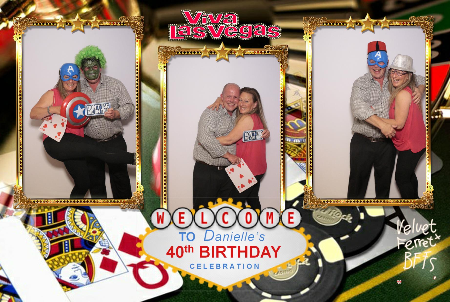 Danielle’s 40th birthday | View more photos from the event at gallery.myphotoboothexperience.co.uk/u/MyPhotoBoothExperienceLtd/Danielle’s-40th-birthday